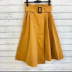 Sophis Flare Skirt Orange